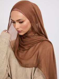 New Premium Modal Hijab with Hijab Cap Bonnet Hijab Bandana Hoofddoek Voile Femme Musulman Headband